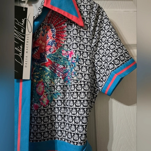 NWT Dalia Macphee Last Chancedalia Macphee Floral Patchwork Dress, Size Medium. - Picture 13 of 15